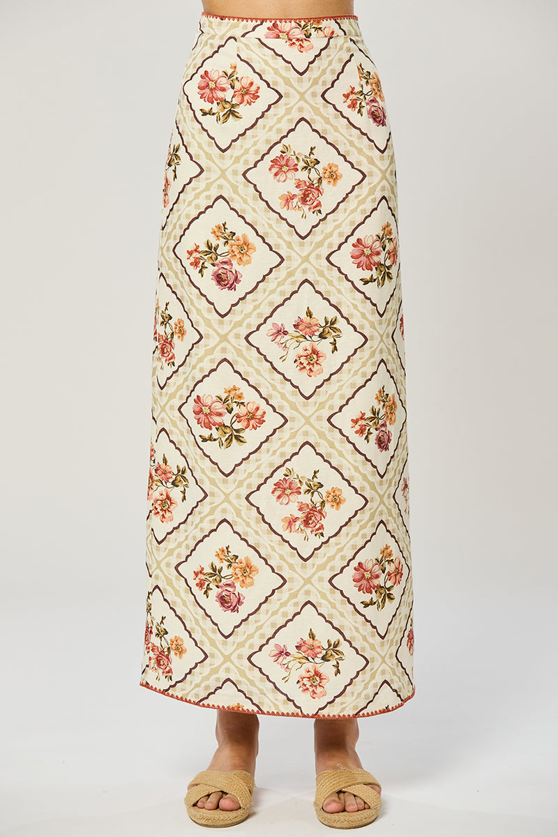 Winnie Pattern Maxi Skirt