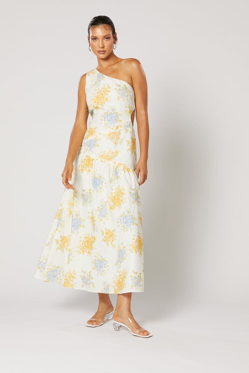 Ravena Luxe One-Shoulder Dress
