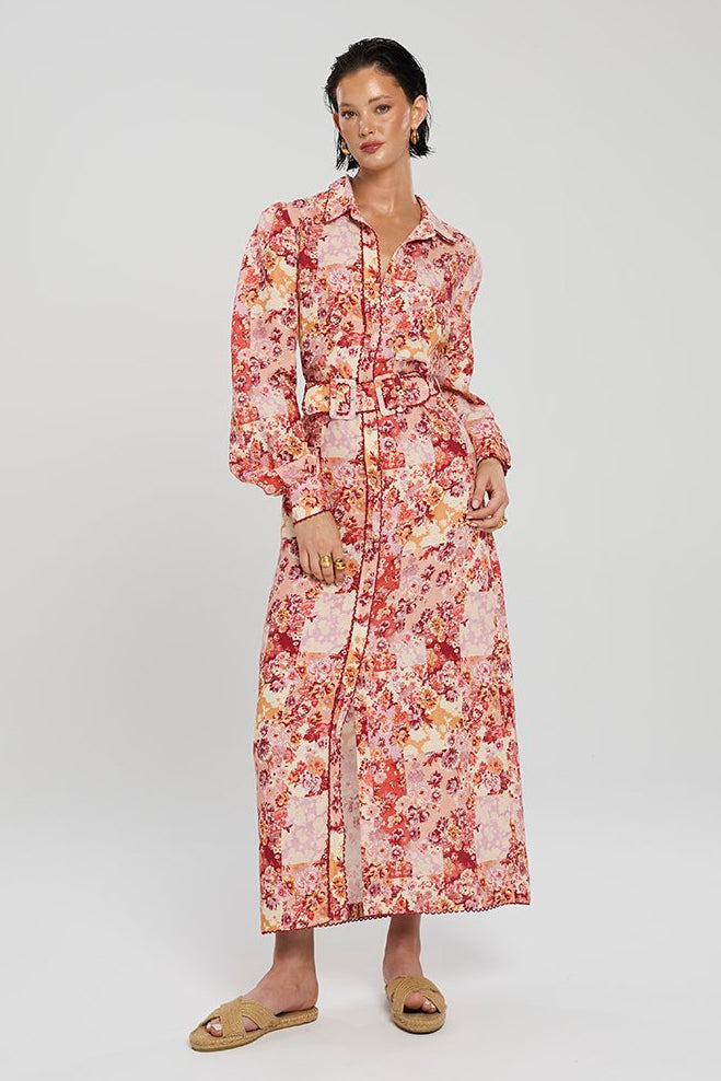 SELCA BUTTON UP DRESS
