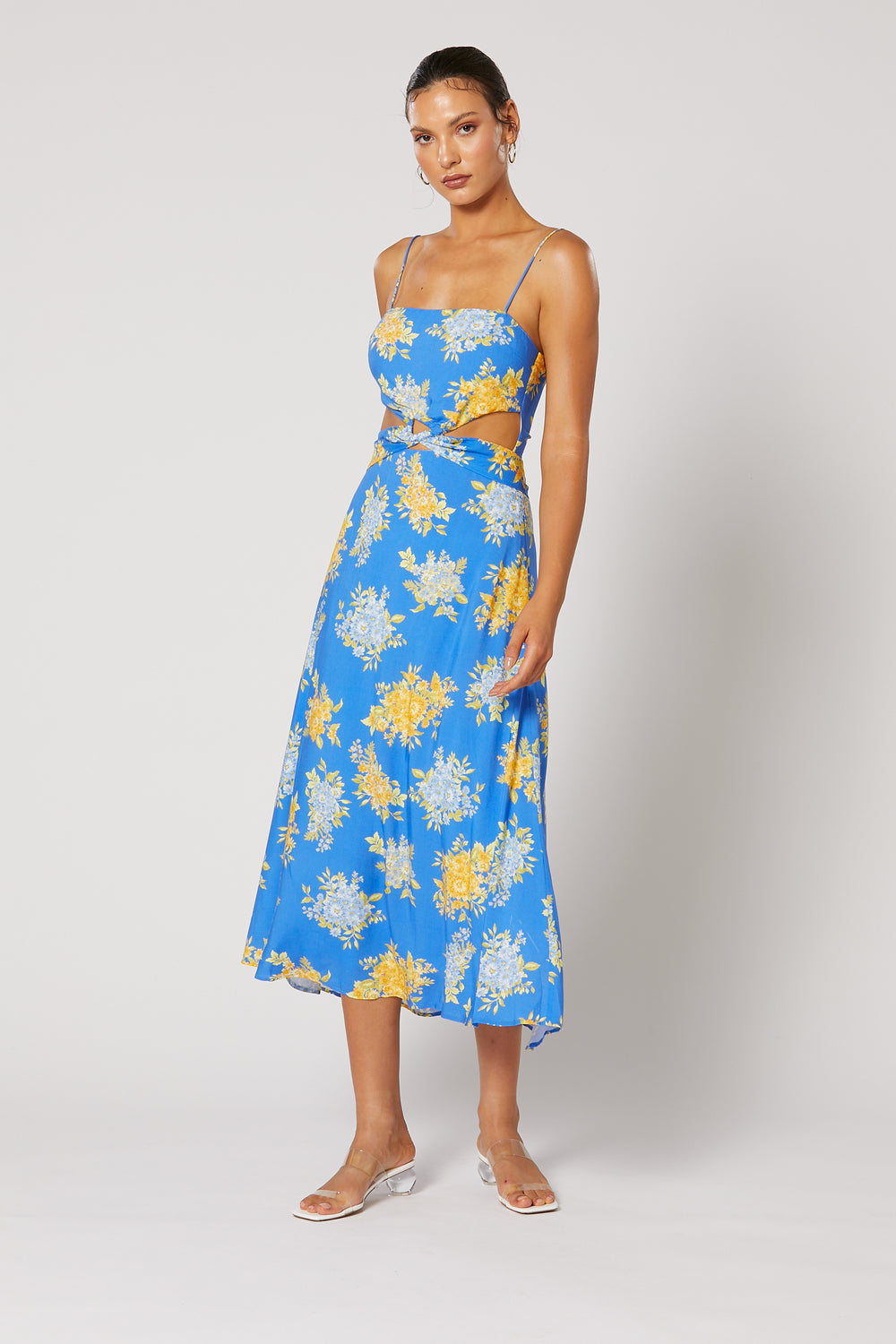 cici midi dress CICI BUCKLE DRESS – W I N O N A