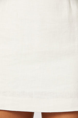 
                      
                        SIESTA SHORT DRESS WHITE
                      
                    
