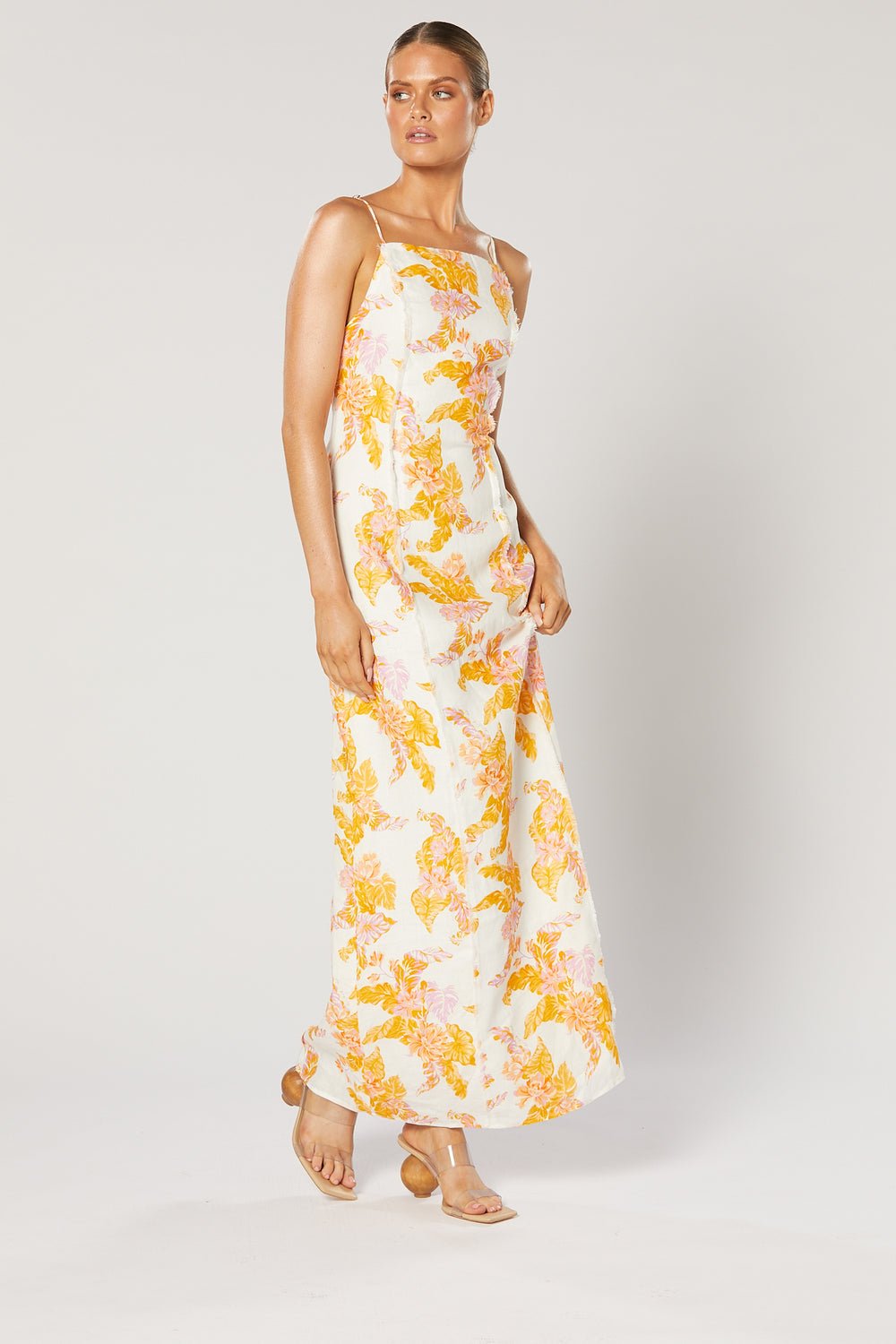 adella maxi dress Free People Adella Corset Maxi Dress - Ivory