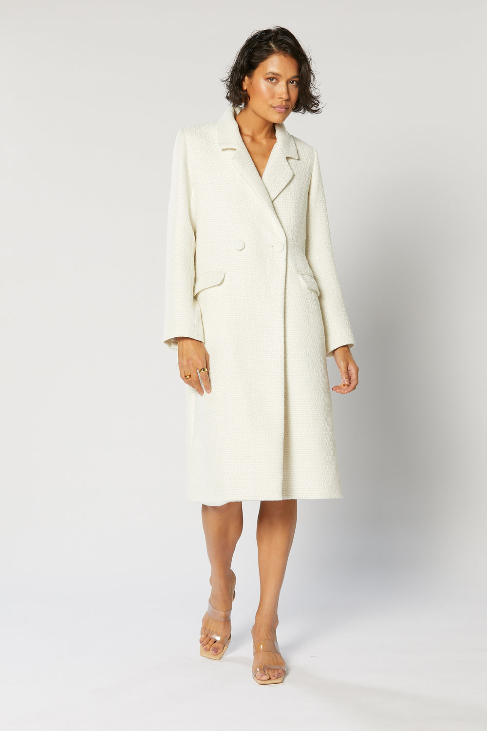 OPHIR COAT WHITE