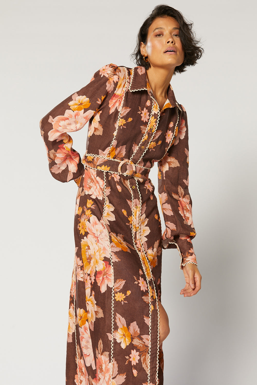 DAHLIA BUTTON MAXI DRESS
