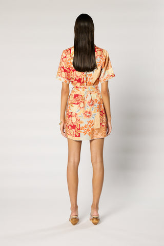 
                      
                        SOLENE BUTTON UP SHORT DRESS
                      
                    