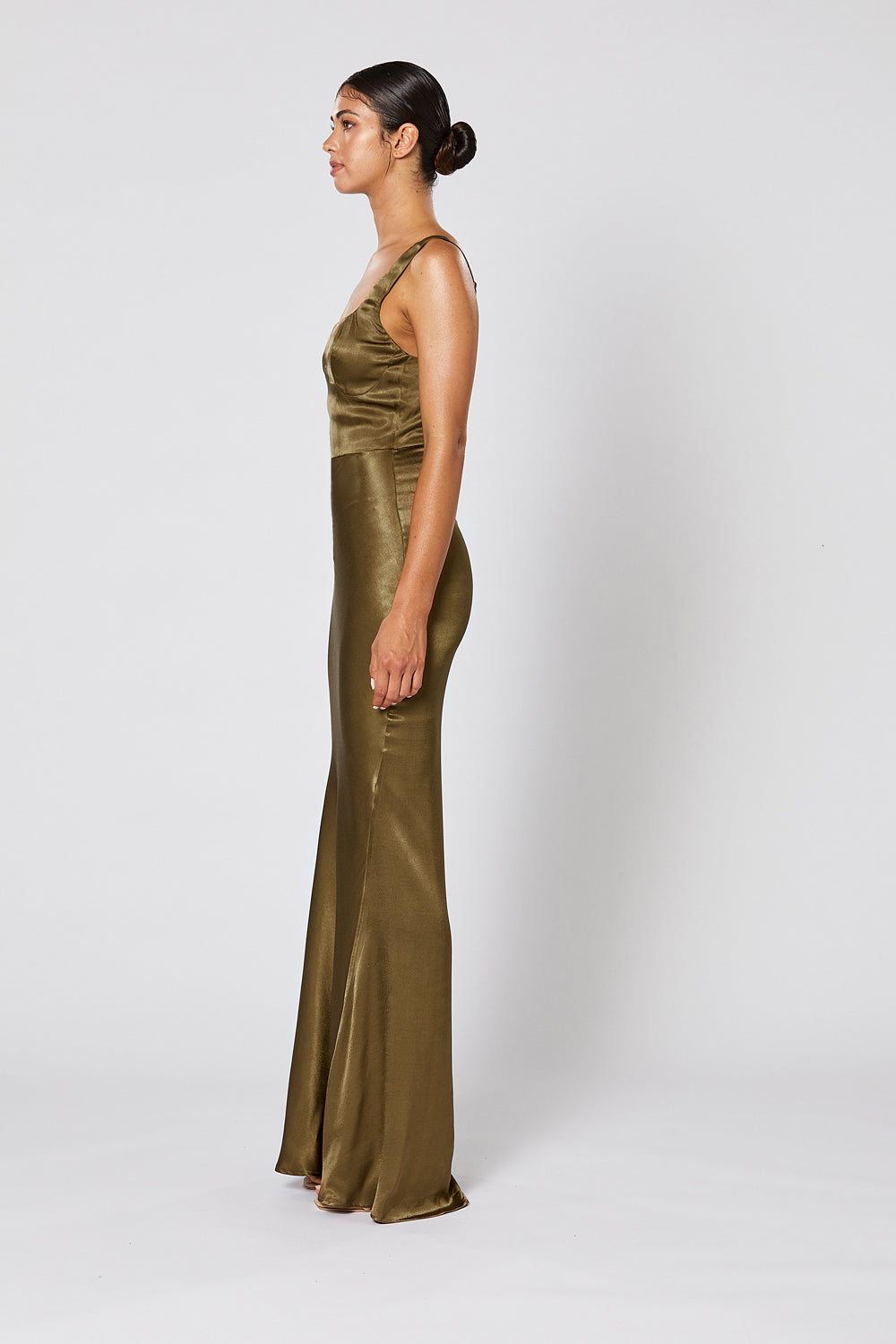 AMORE DRESS OLIVE – W I N O N A