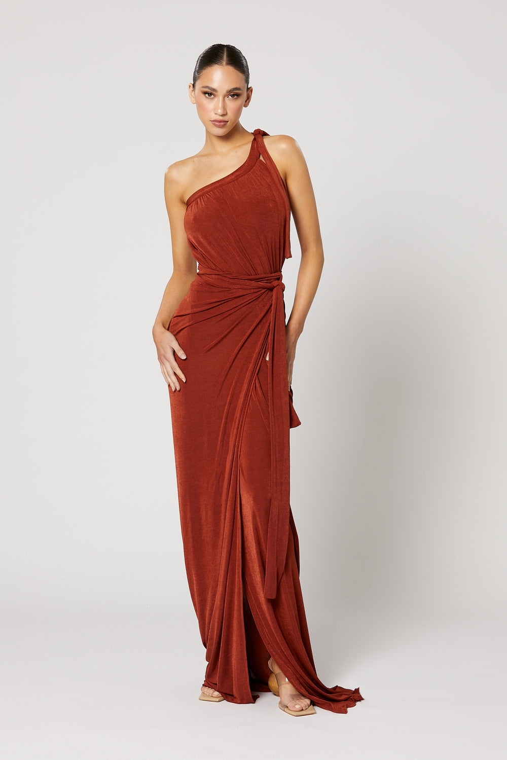 XENIA MAXI DRESS COPPER – W I N O N A