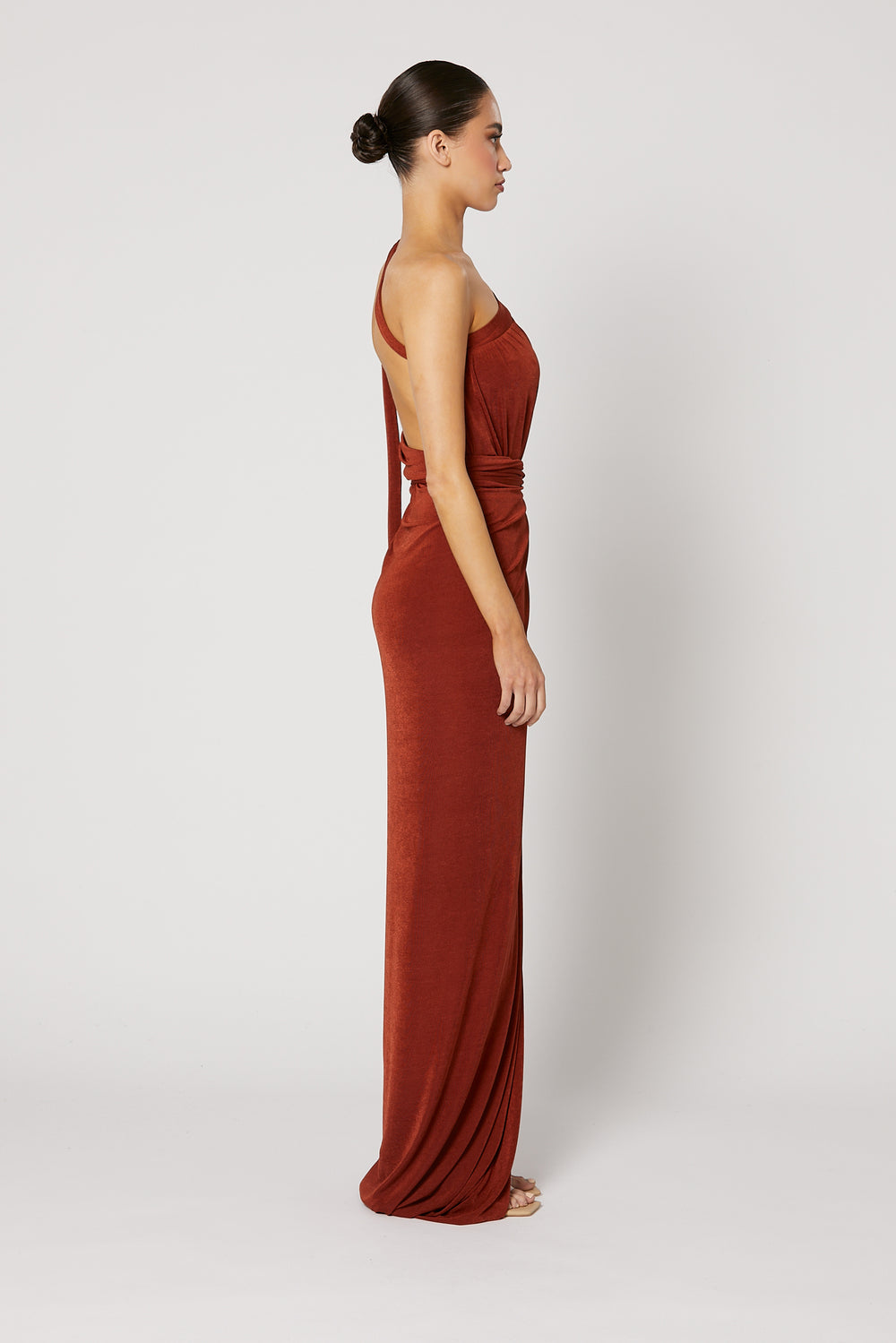 Copper hotsell maxi dress