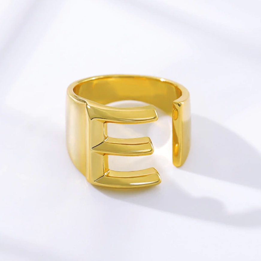 Set of 3 gothic letter rings - Accessories - Men | Bershka