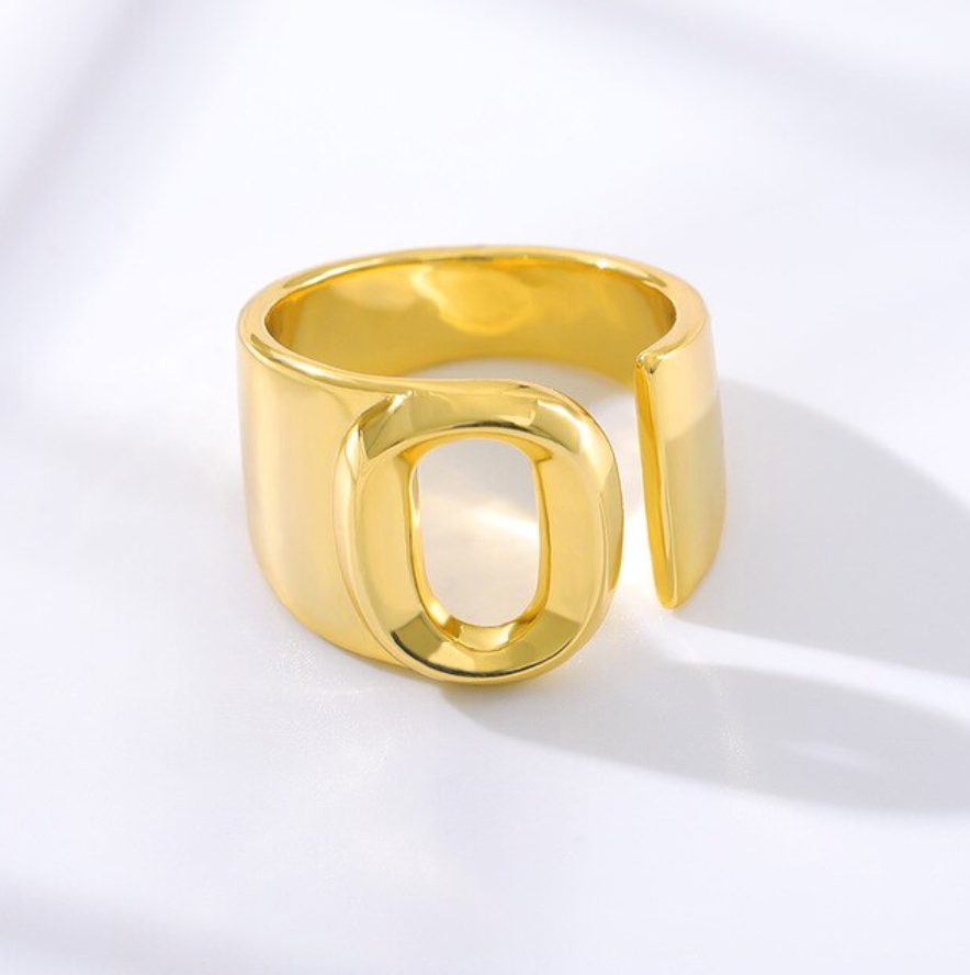 Buy E Letter Ring Online In India - Etsy India