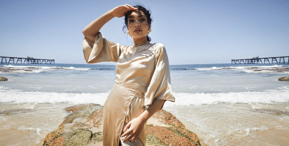 cinta dress in golden Last night's theme was the Revelation of Glow and ivangunawan understood the assignment. This dress helped me step into my power: bold, unapologetic, and impossible to ignore. Wrapped in gold, wrapped in